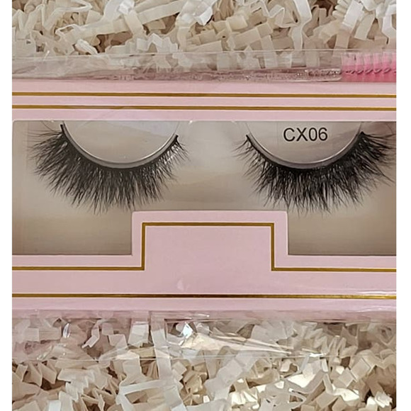 Cleo-New Fluffy 100% 3D Real Mink 12-15mm Mix Length Eyelash Strips - Picture 1 of 3